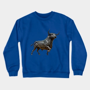 Prancing Bull Statue Crewneck Sweatshirt